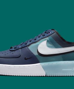 Nike Air Force 1 Low React Midnight Navy Teal