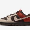 Nike Dunk Low Velvet Brown and Rugged Orange