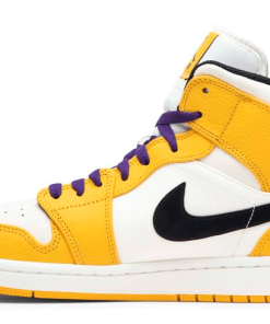 Jordan 1 Mid SE Lakers