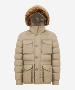 Moncler Chevreuse Fur Nylon Field Jacket