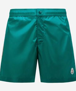 Moncler Web Side Swim Shorts