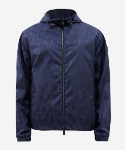 Moncler Lepontine Reversible Jacquard Logo Jacket