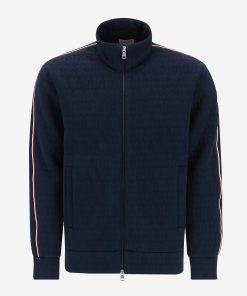 Moncler Monogram Quilted Track Jacket