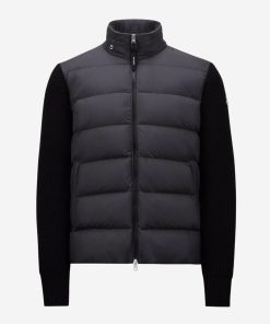 Moncler Virgin Wool Down Cardigan